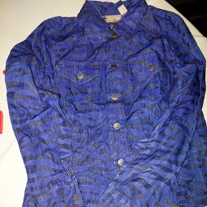 Zebra denim Jacket